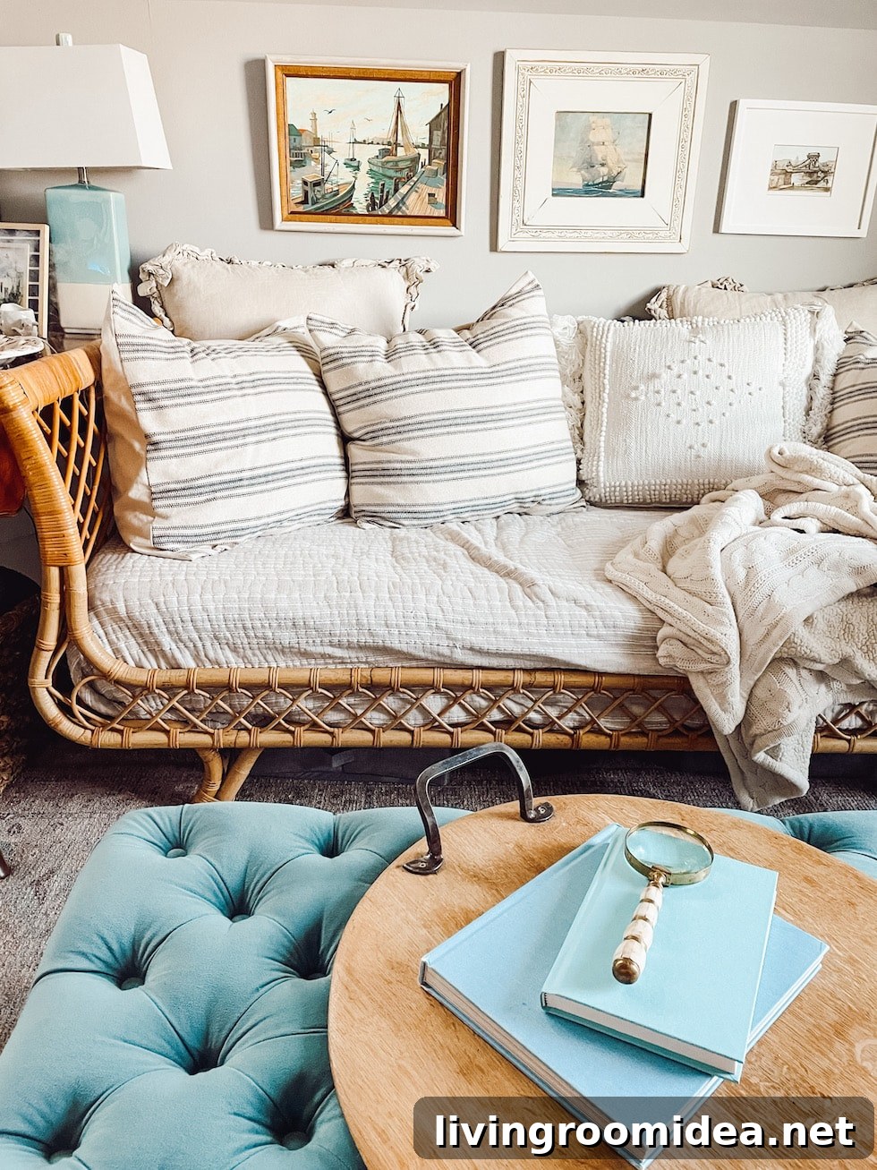 Eclectic mix of furniture