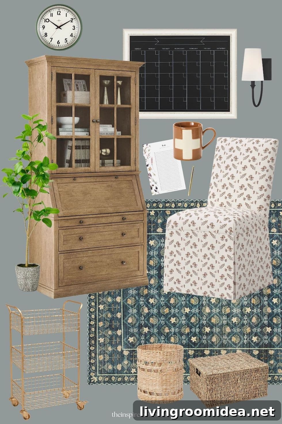 Create Your Own Organized Space: Monday Mood Board Ideas 2 An organized space of your own where you can dream, create and work. Here are some elements to inspire you!