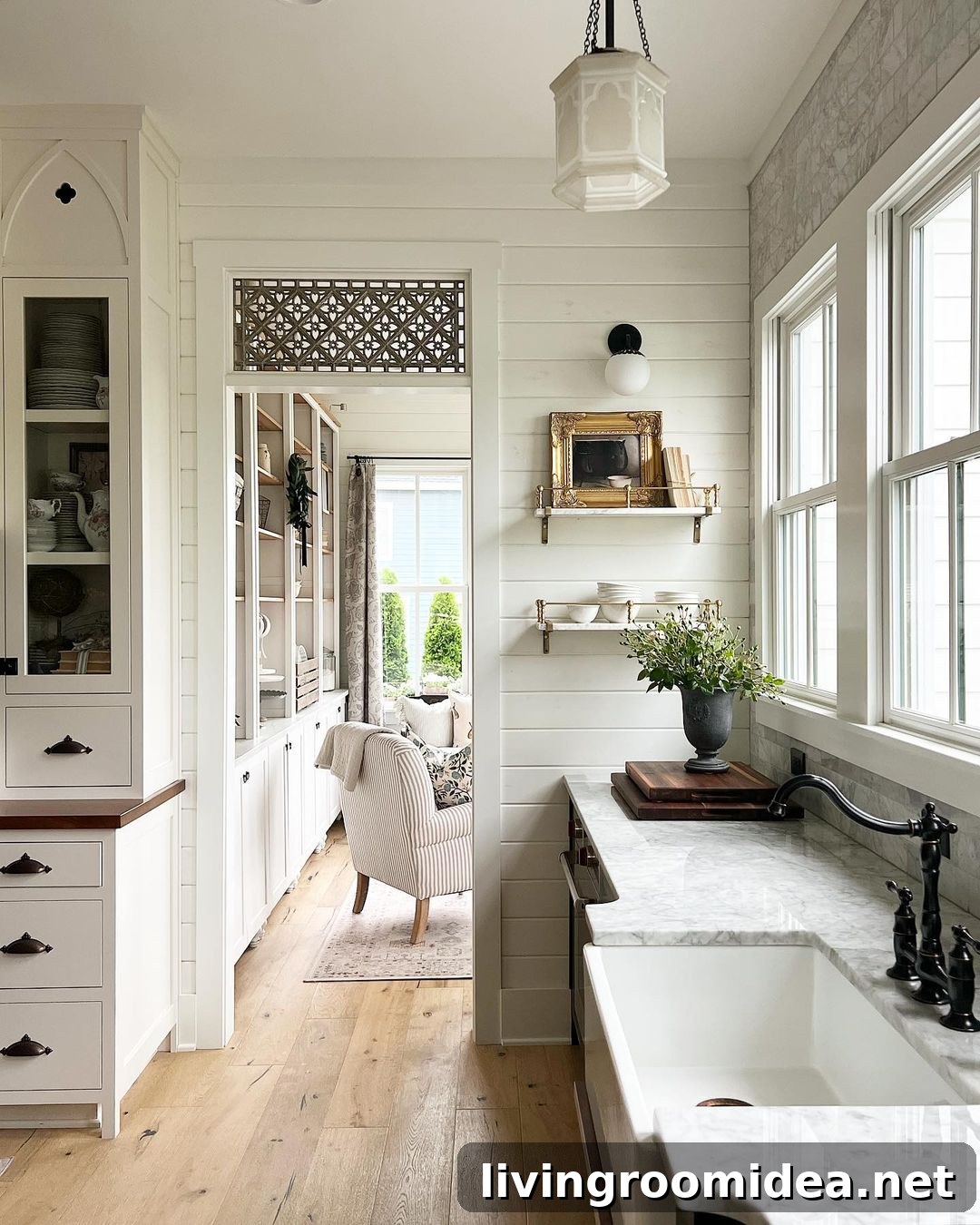 Featuring a few of my favorite wood and white kitchens in this weeks Strolls and+Scrolls inspiration post on The Inspired Room! 