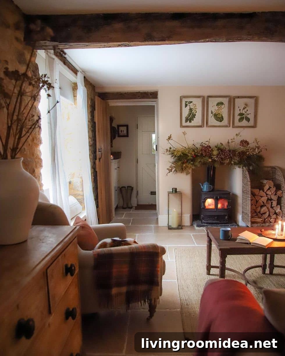 Get inspired by these beautiful rooms with cozy winter fireplace decorating ideas in this week's Strolls and Scrolls post!