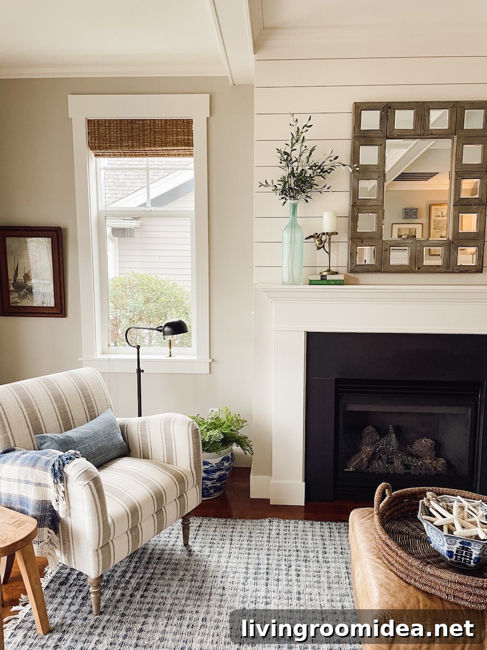 spring living room decor