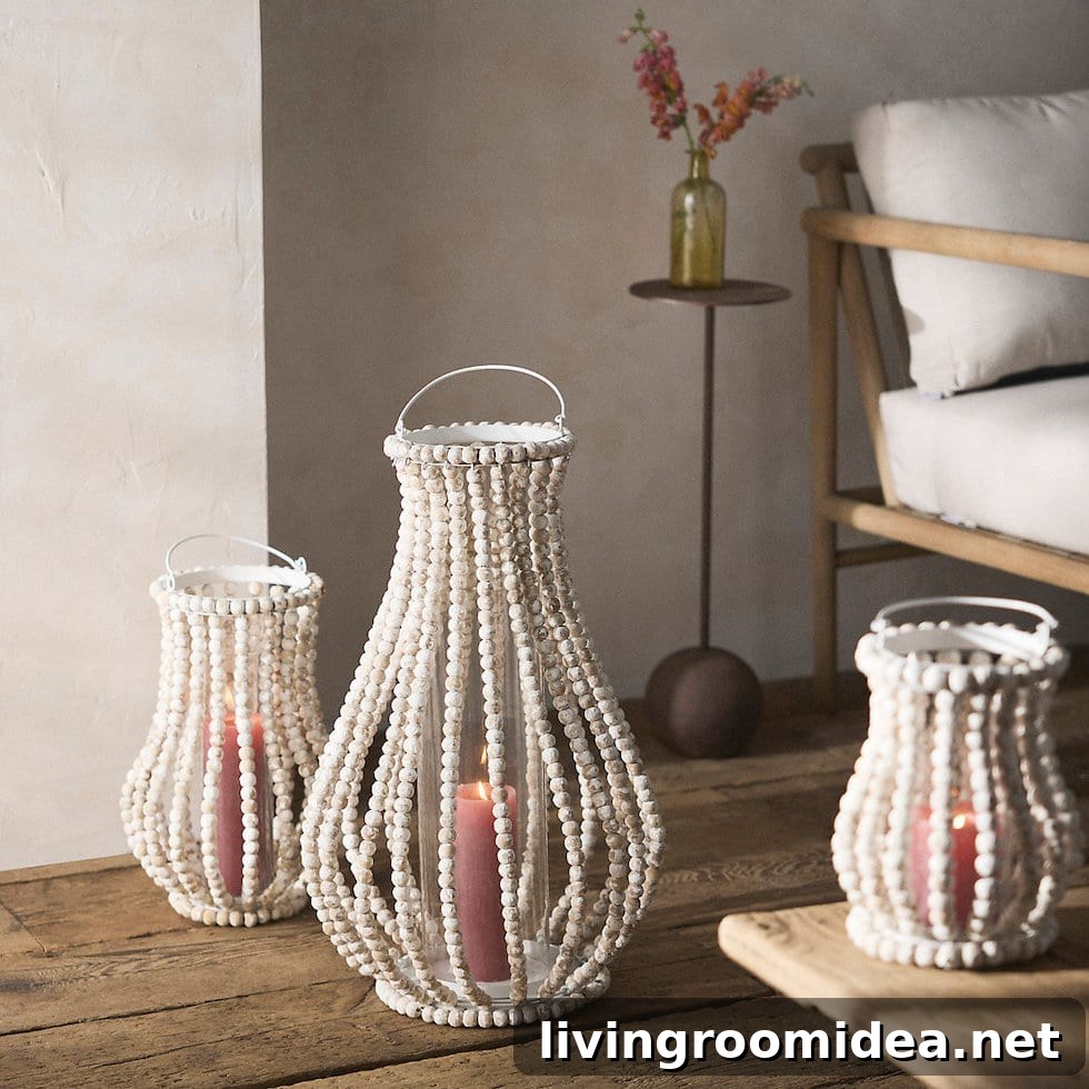 Whimsical Romantic Valentine’s Decor and Gift Ideas from Terrain 8 Beaded lanterns