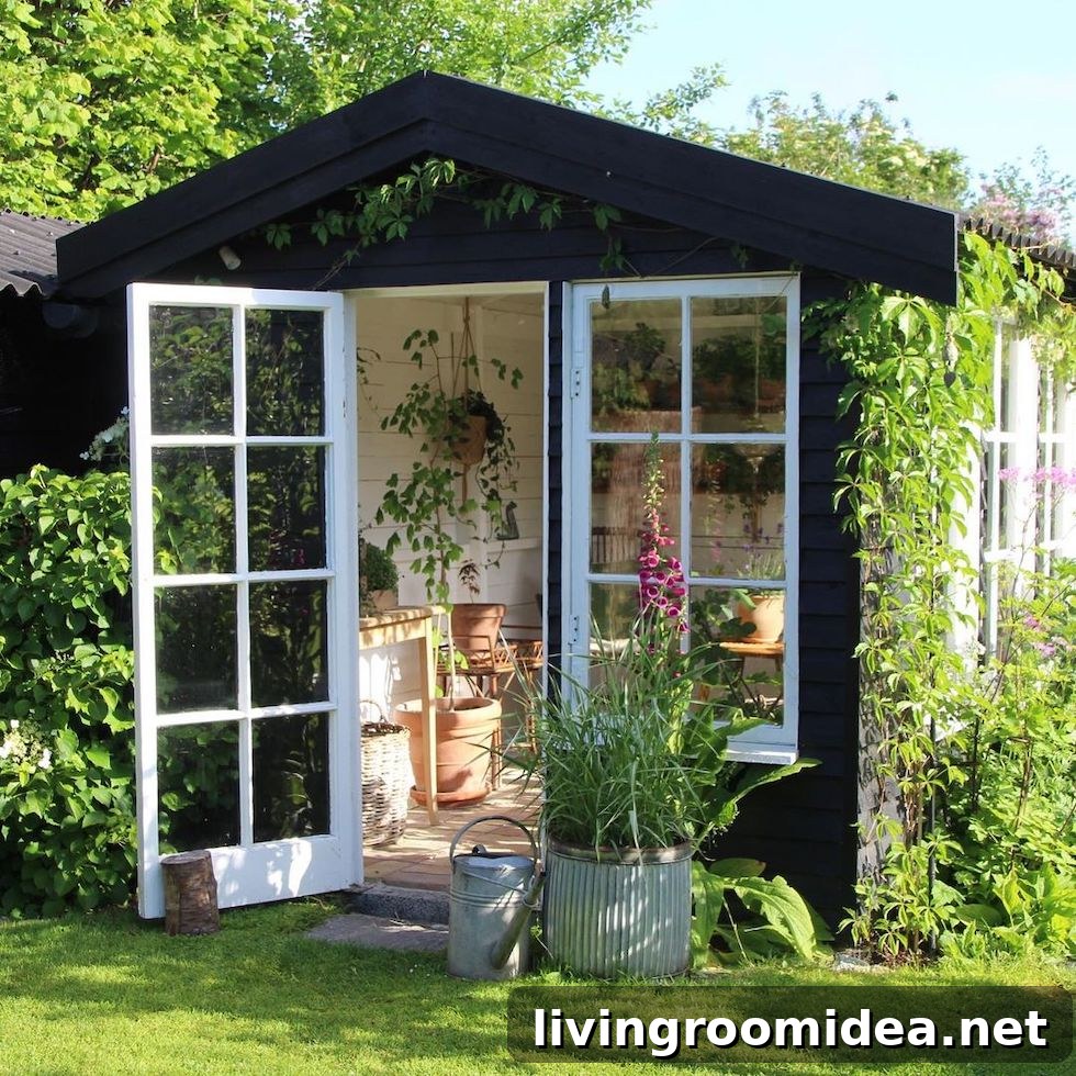 Charming Garden Potting Sheds for Relaxed Sunday Strolls and Inspiration 4 Charming garden potting shed inspiration