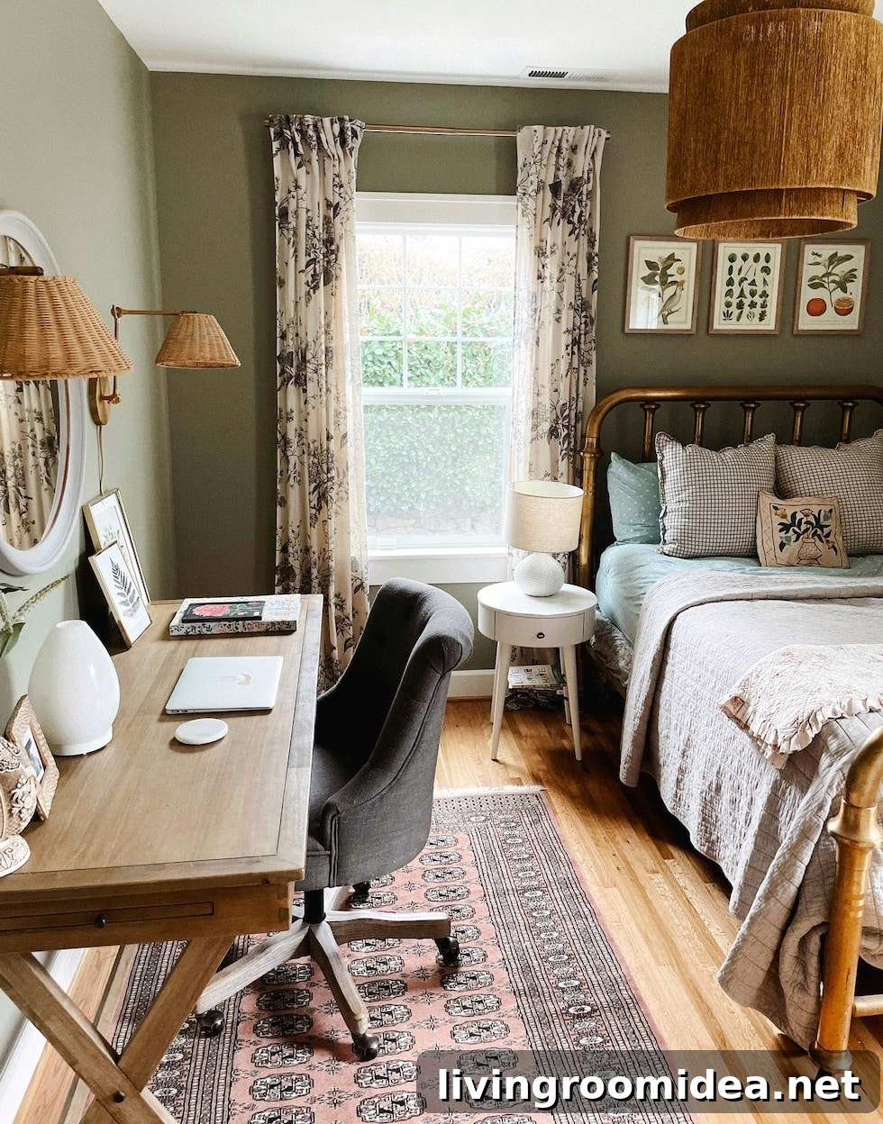 home office guest room makeover