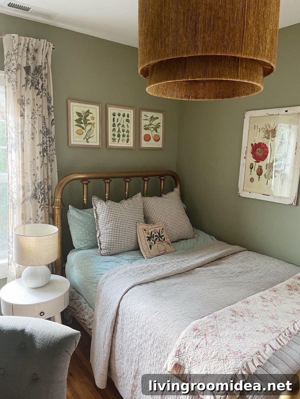 Small  home office guest room makeover