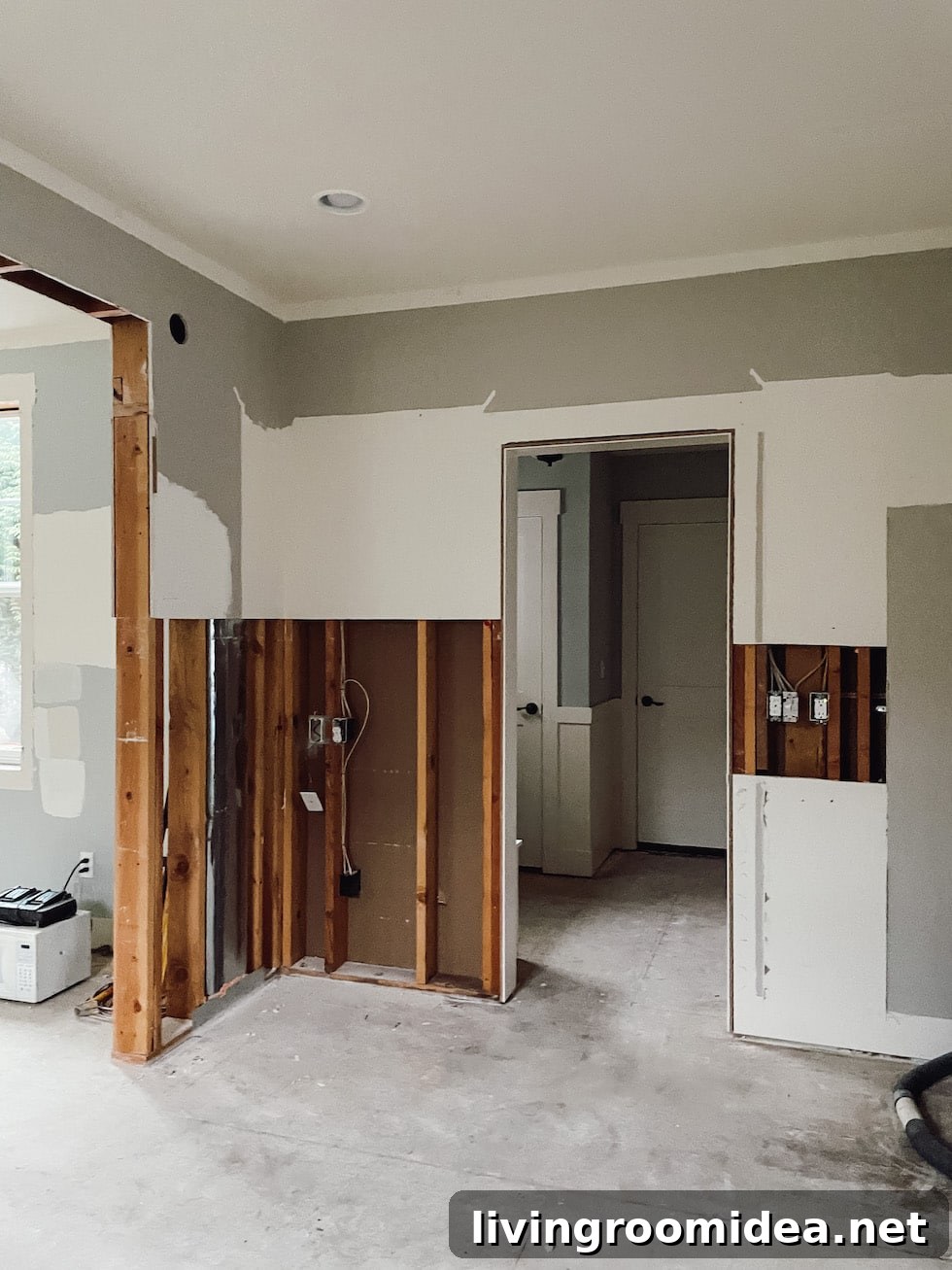 Renovation update: gutting the new kitchen and dining room