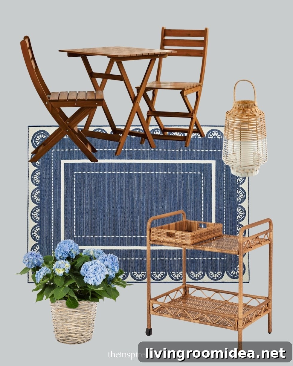 Bistro table and chairs inspiration with simple swaps!