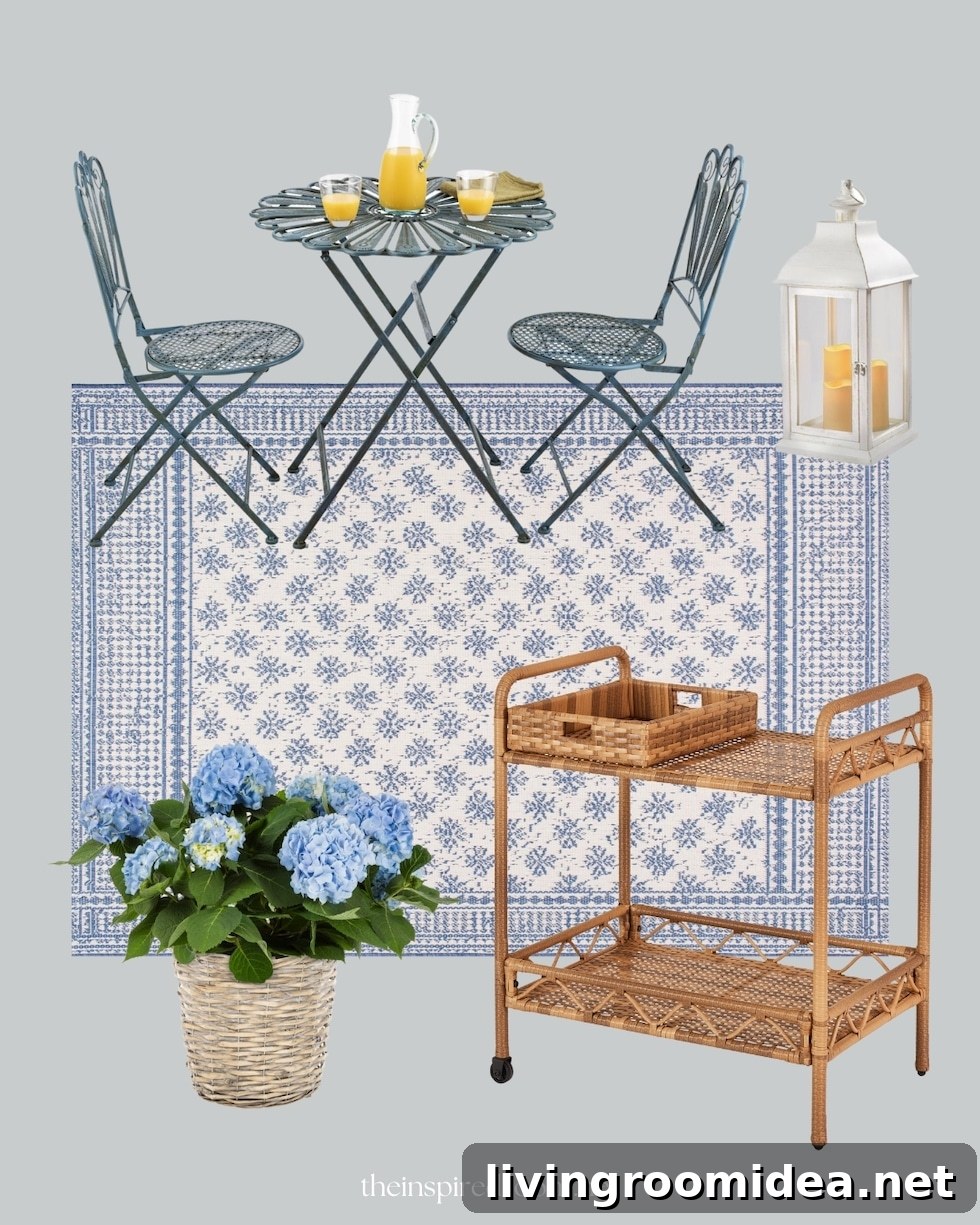 Bistro Table and Chair Ideas: 6 Mood Boards with Simple Swaps 4 Bistro table and chairs inspiration with simple swaps! See more in the post!