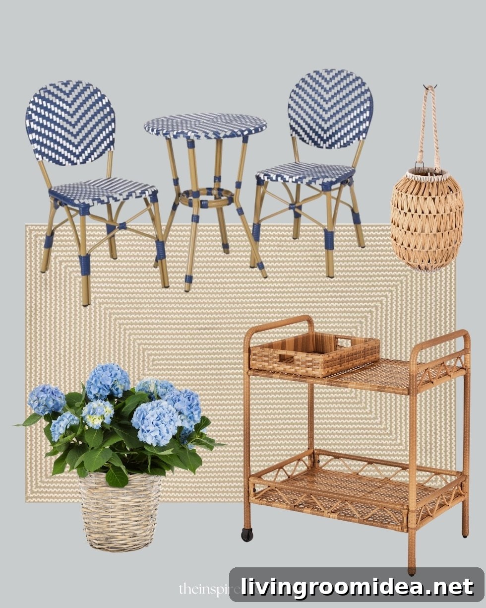 Bistro table and chairs mood boards with simple swaps! See more in the post!