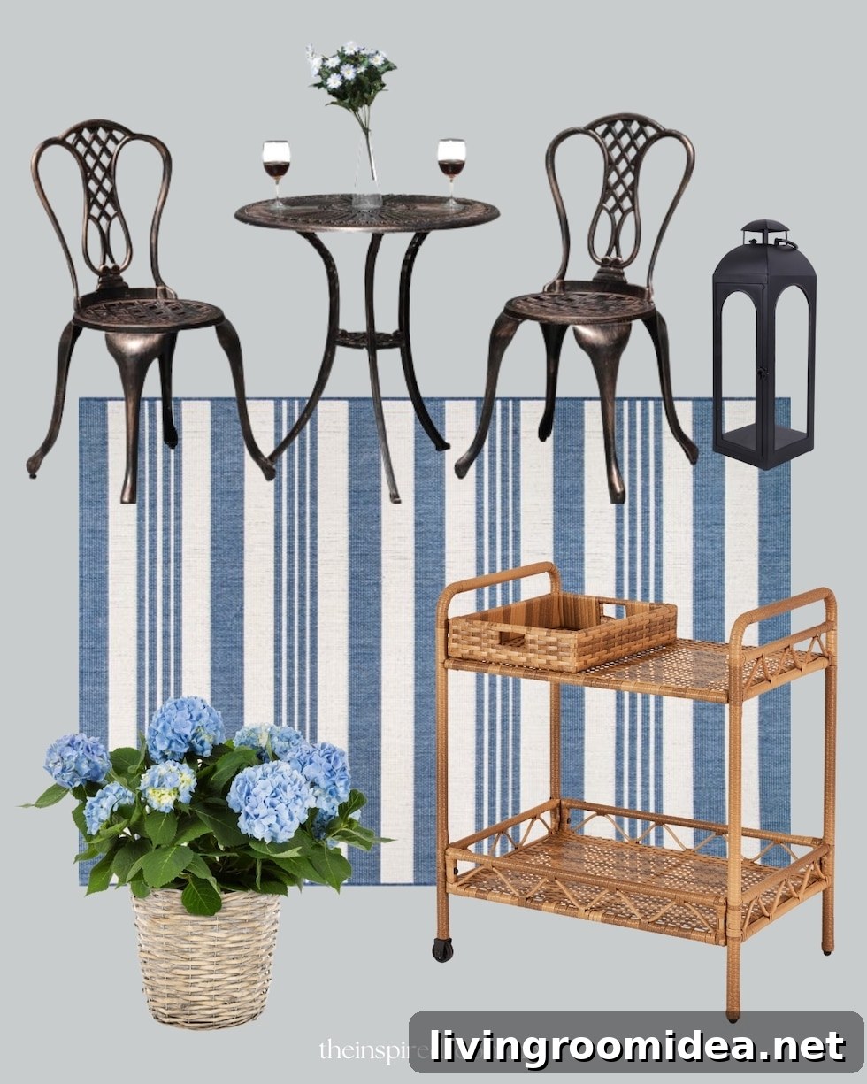 Bistro table inspiration and mood boards: simple swaps! See more in the post!