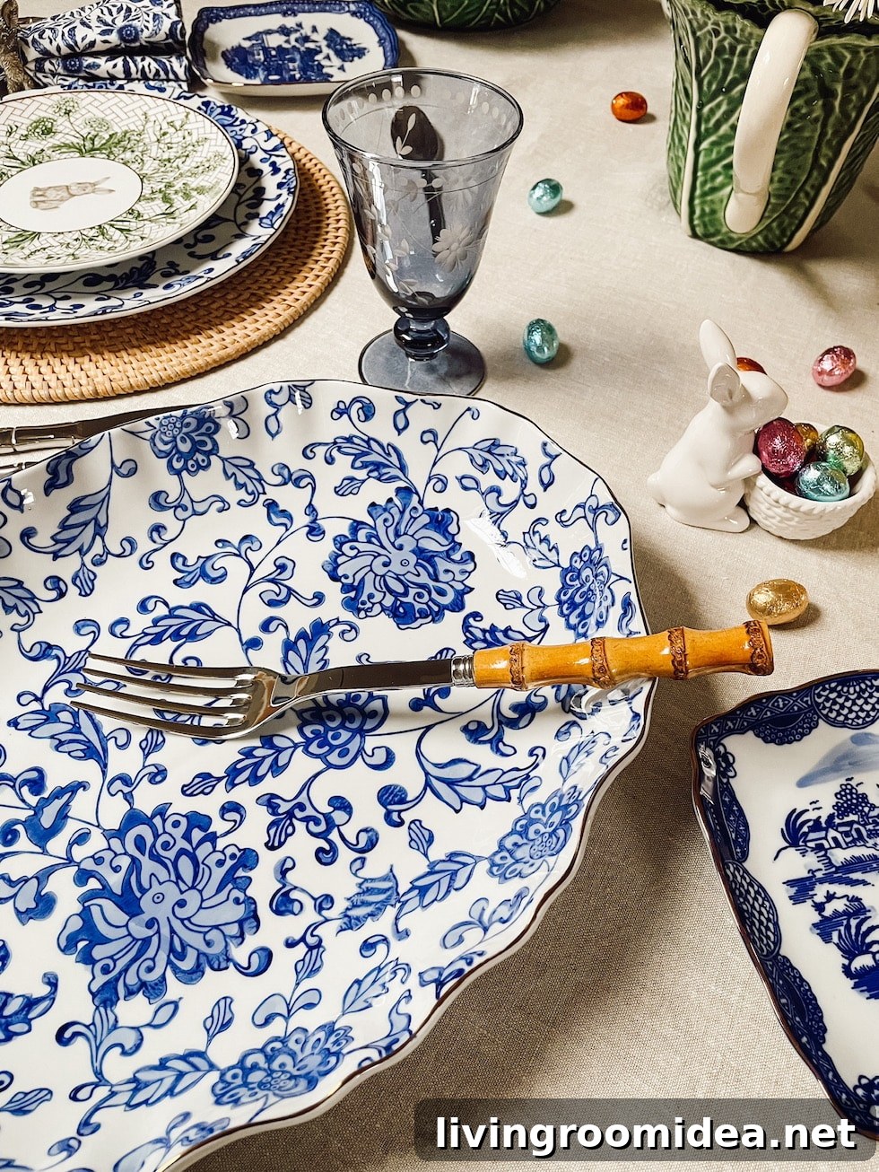 Spring Table Ideas: Easter Tableware, Pretty Dishes & 6 Styling Tips 15 Blue and white dishes