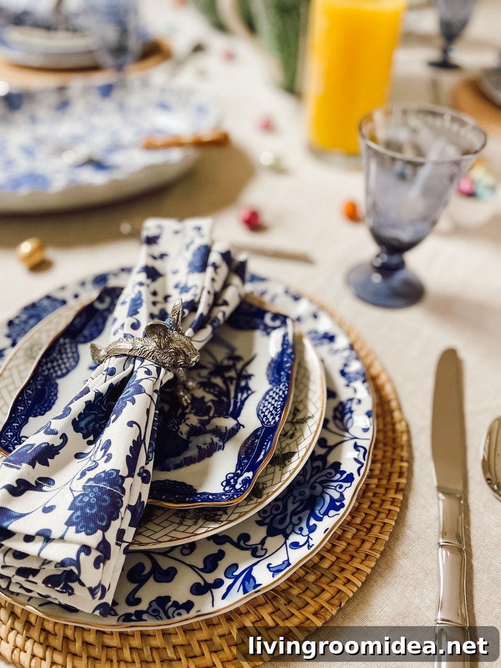Spring Table Ideas: Easter Tableware, Pretty Dishes & 6 Styling Tips 16 Blue and white dishes