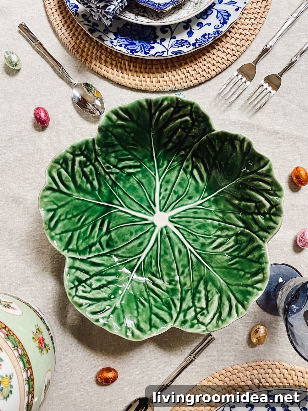 Spring dishes and Easter Table Settings . 