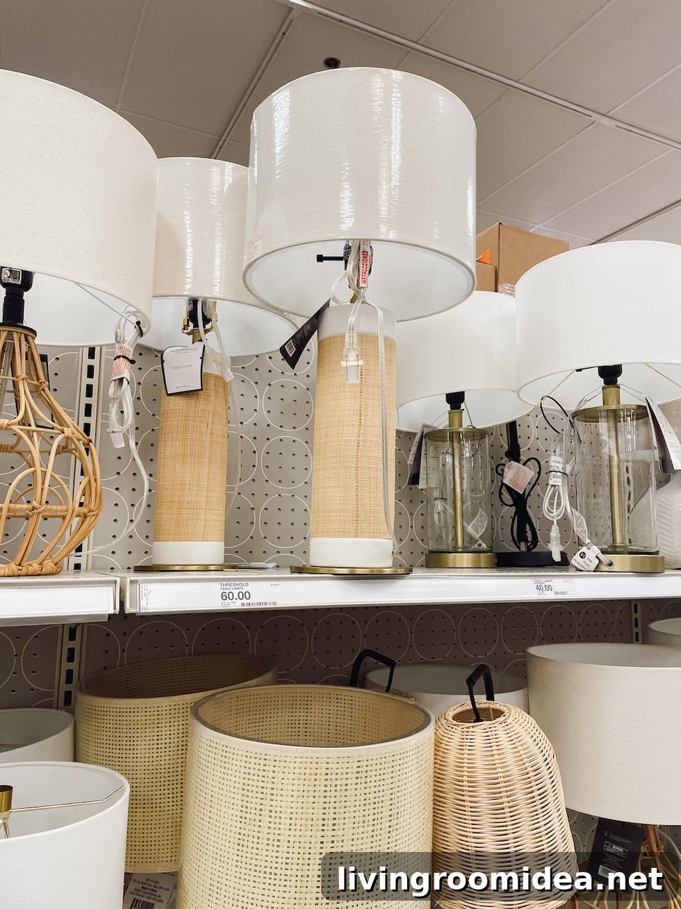 Target Spring Decor 2023 -- Lamps