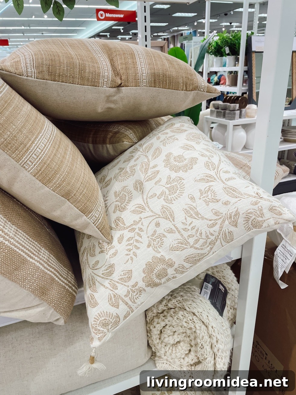 Target Spring Decor 2023 Neutral Pillows