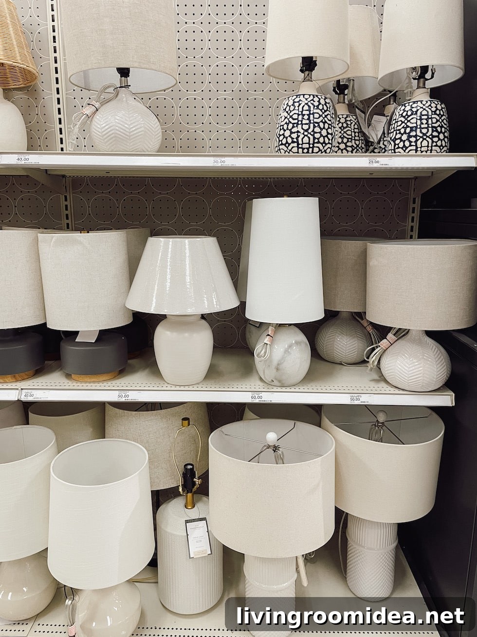 Target Spring Decor 2023 -- Lamps