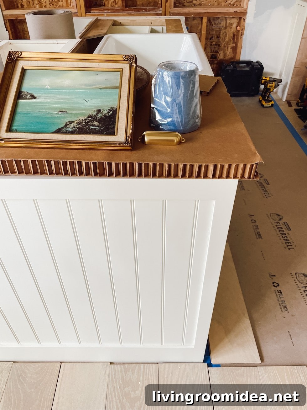 beadboard island end