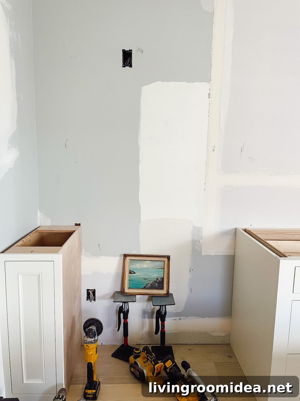 range wall layout