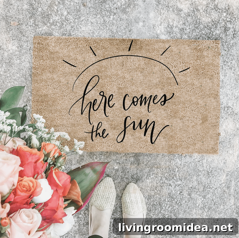 A spring doormat roundup for 2023, we found fresh and pretty doormats to welcome you home!