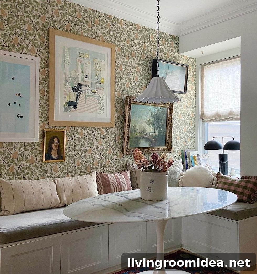 Charming Dining Banquettes and Cozy Eating Nooks for Stylish Homes 7 Today's strolls and scrolls post features charming dining banquettes and eating areas!
