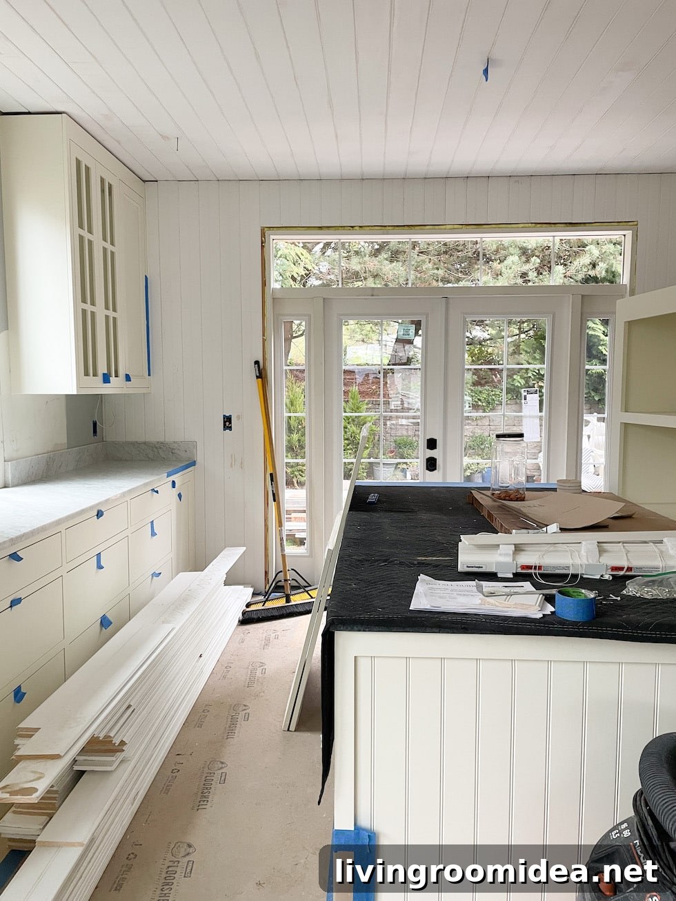 Kitchen Renovation: Marble Counters, Soapstone, French Doors & Beadboard 9 img 155232 8 1