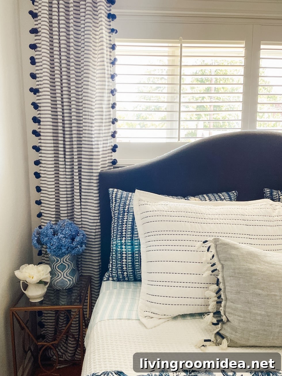 Summer decorating bedroom