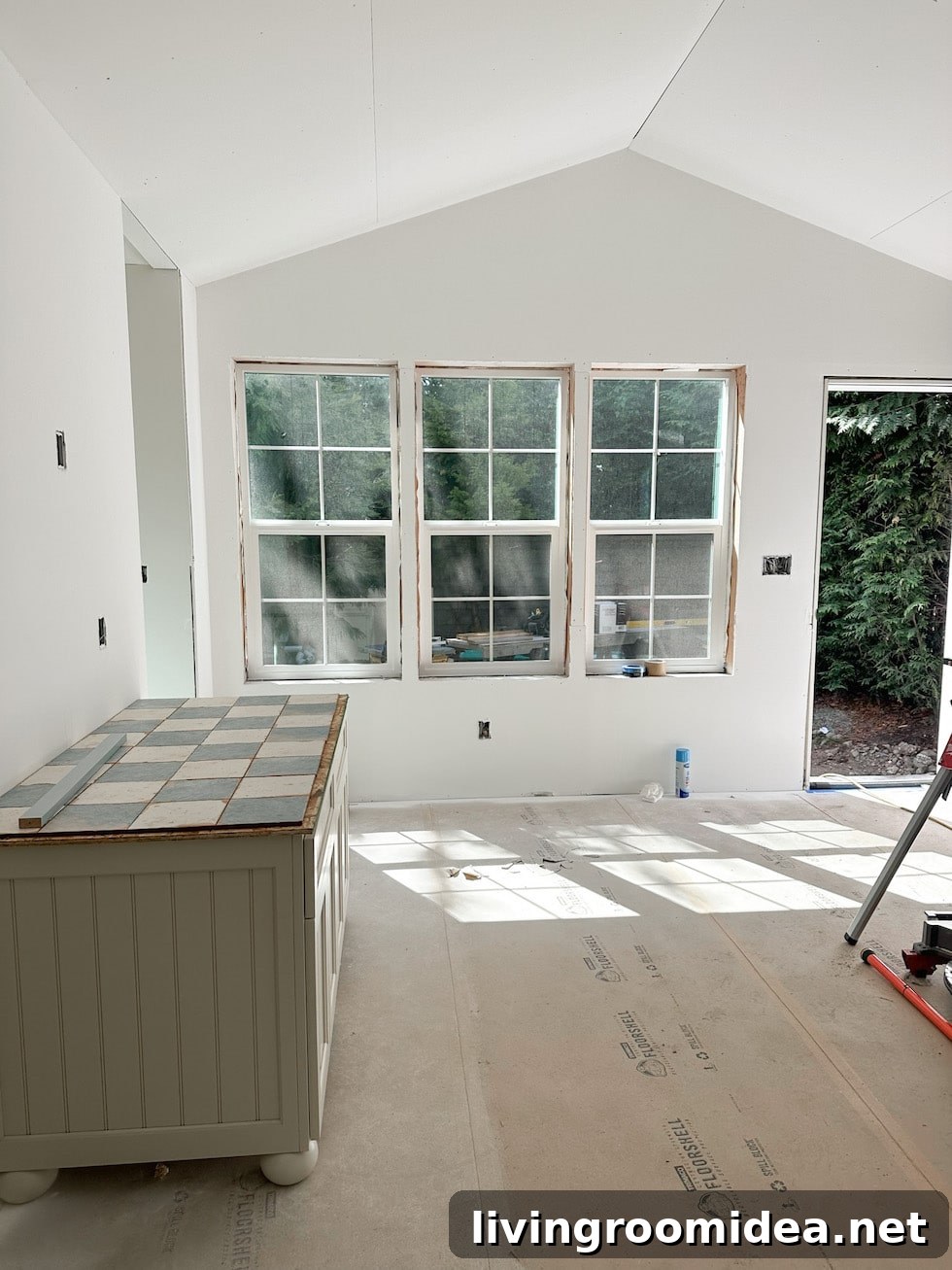 Beach House Kitchen Remodel Progress and Tiny Cottage Tour 12 Tiny Cottage Sitting room