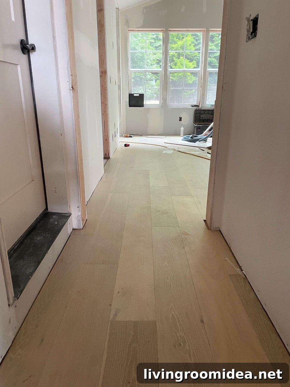 European White oak flooring