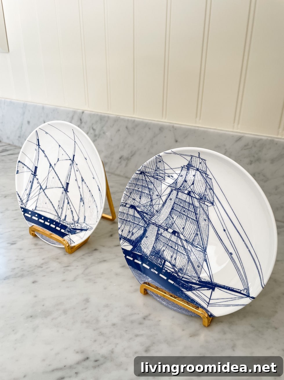 Sailboat plates