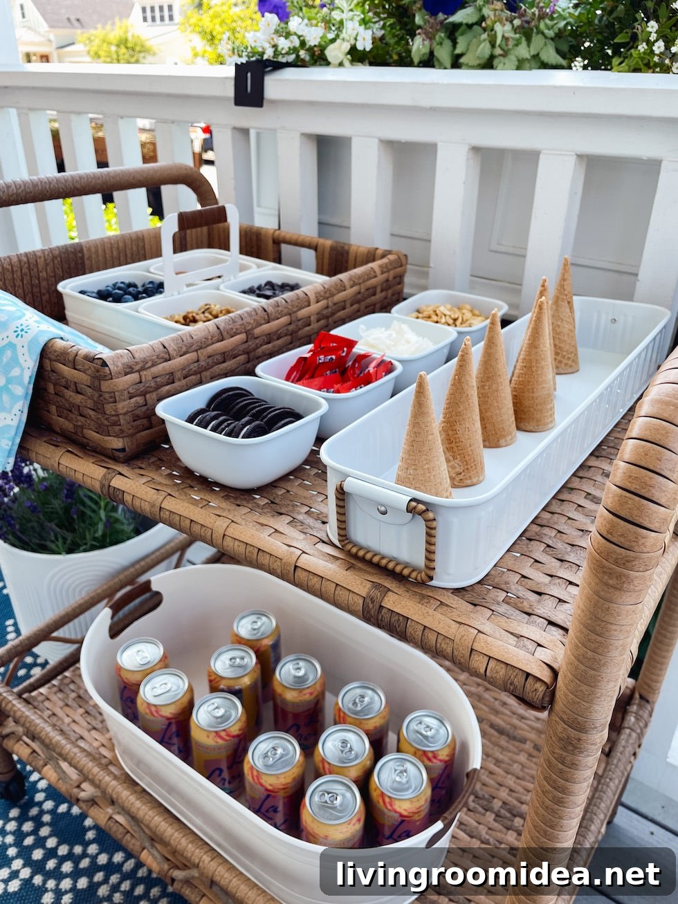 Summer ice cream party -- 10 versatile items for serving and decorating 