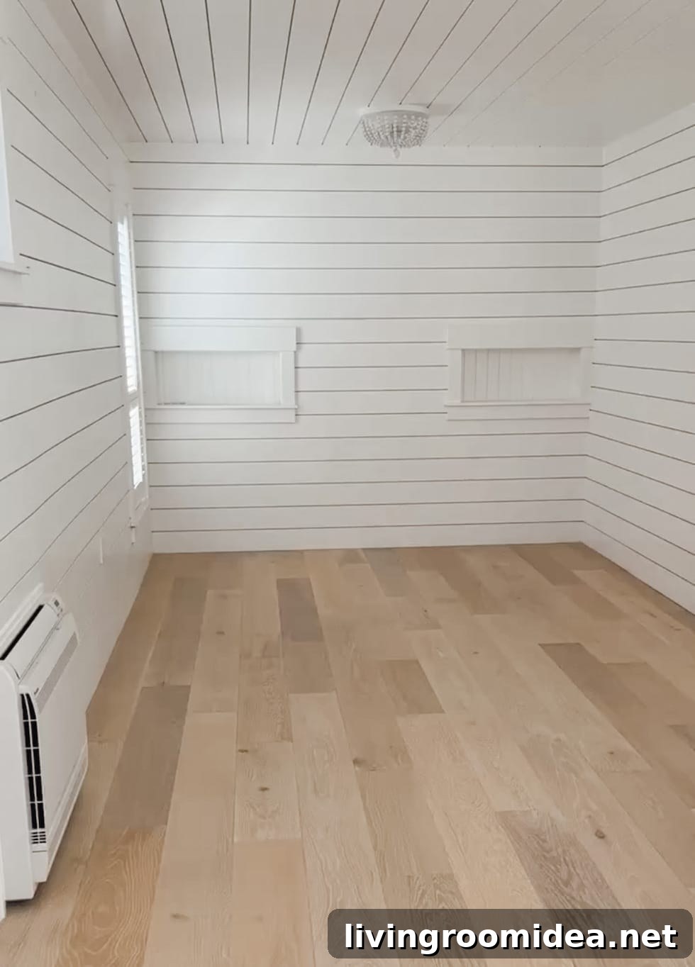 Tiny cottage bed nook