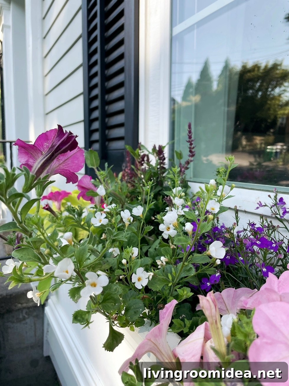 Summer window boxes
