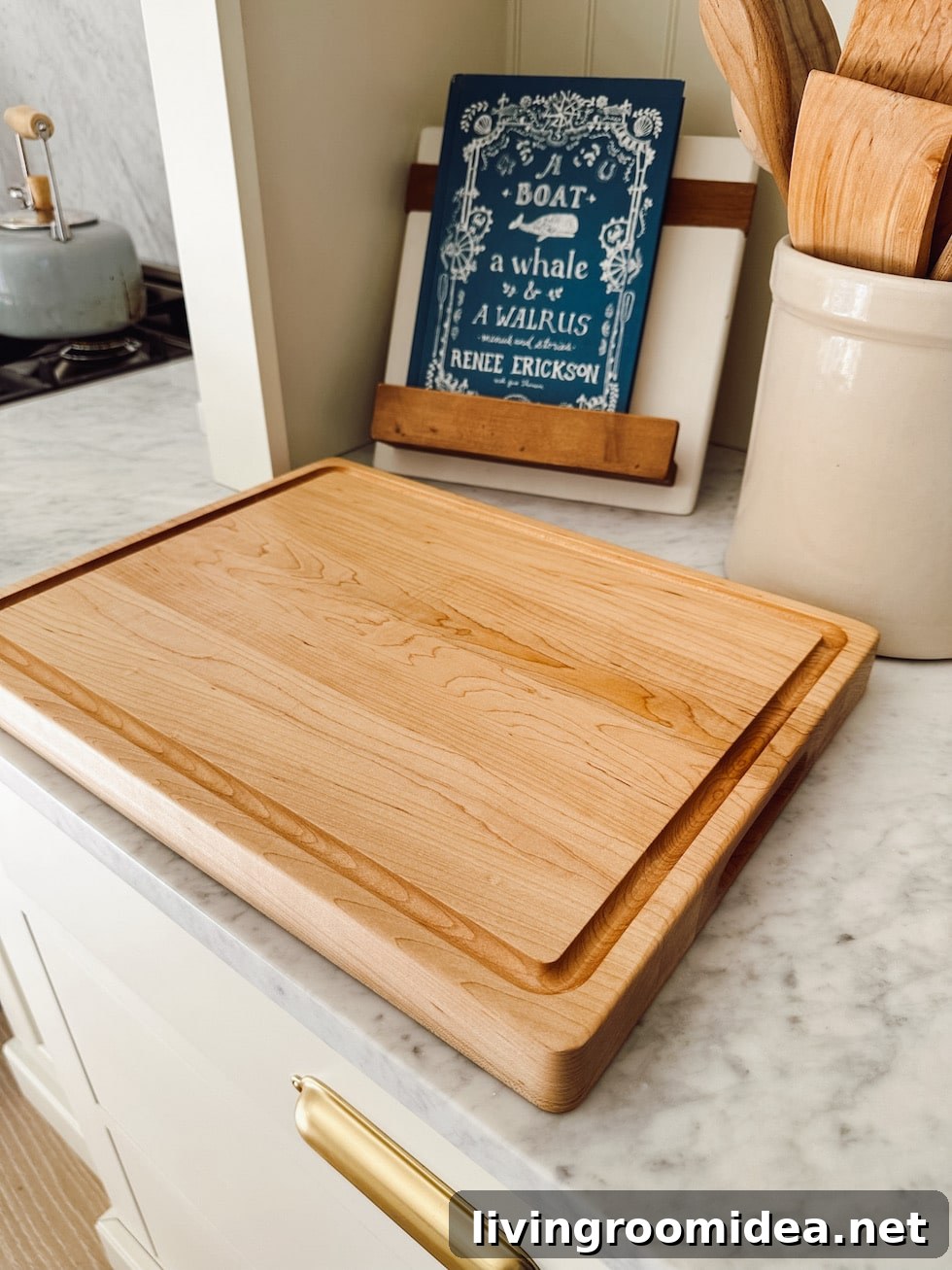 getting organized in the kitchen -- large cutting boards