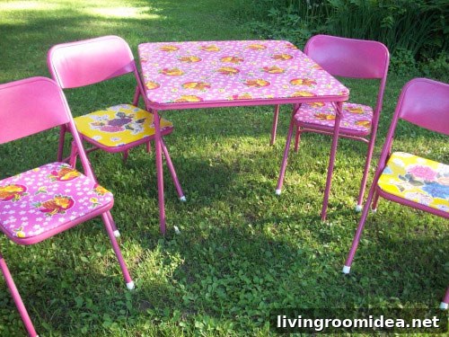 Chair makeover side view
