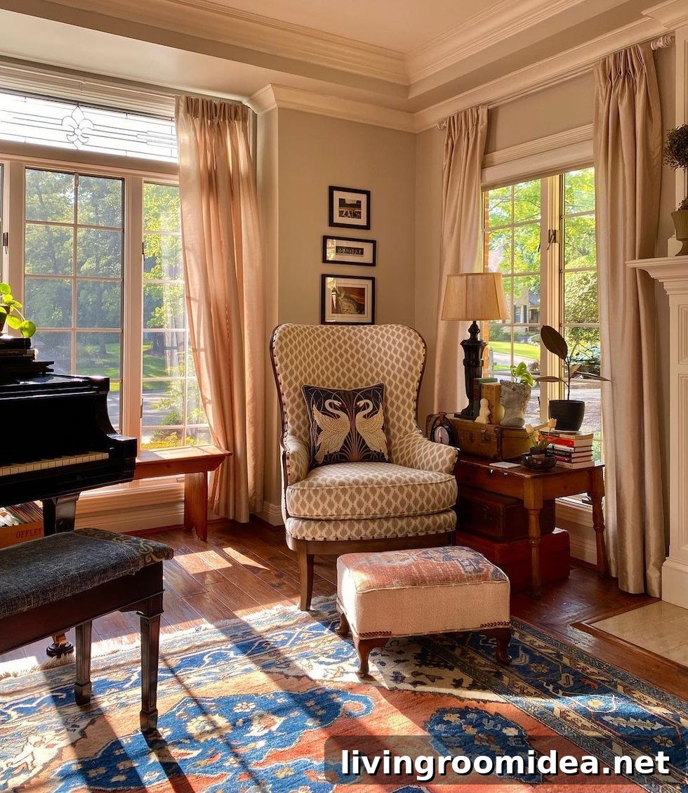 Cozy Reading Corners: Sunday Strolls and Digital Scrolls 2 Cozy reading corner in a living room, get inspired in today's inspiration post!