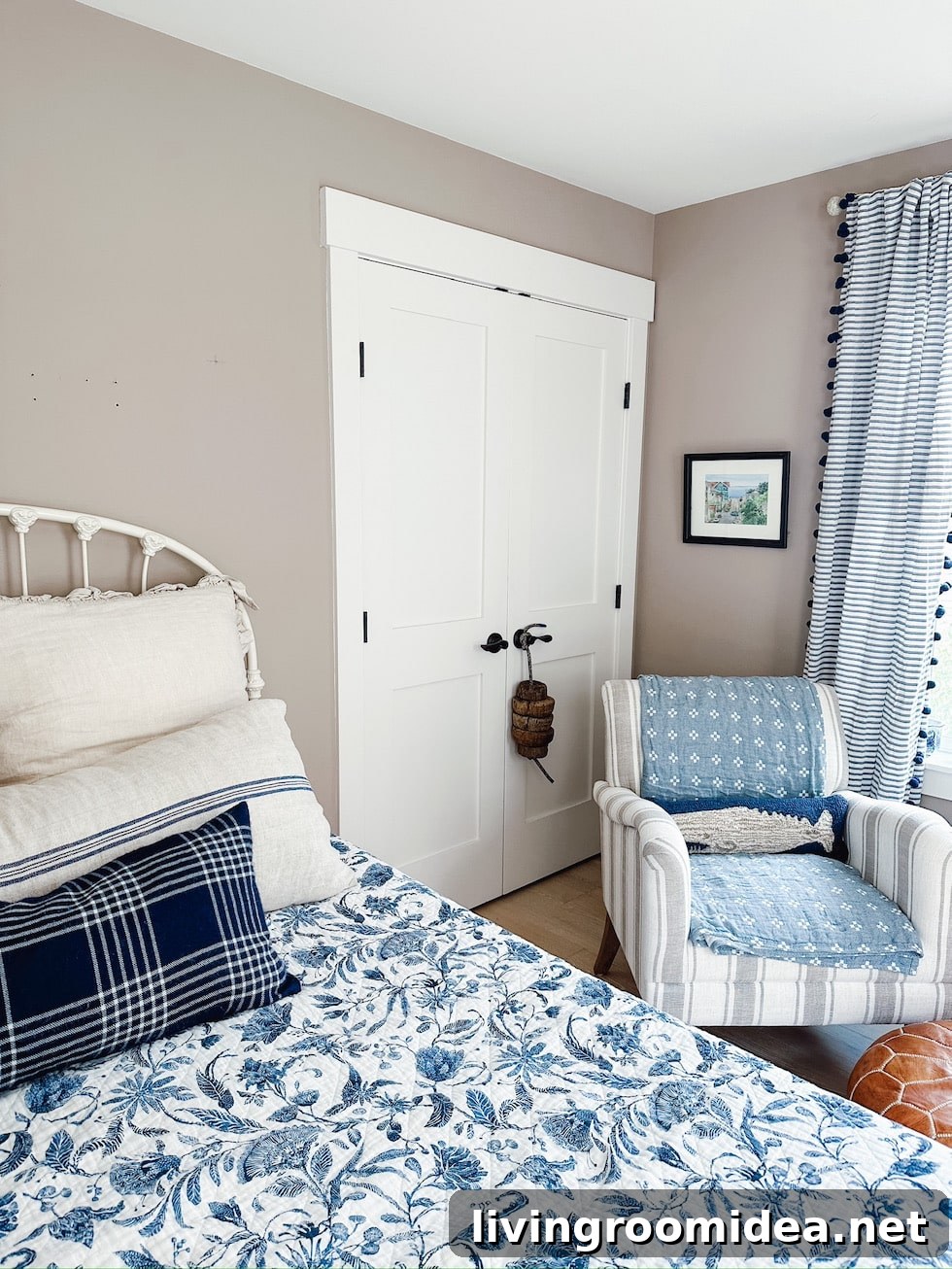 Upstairs Wood Floors Installed, Fresh Paint, and Moving In Updates 11 Use what you have guest room