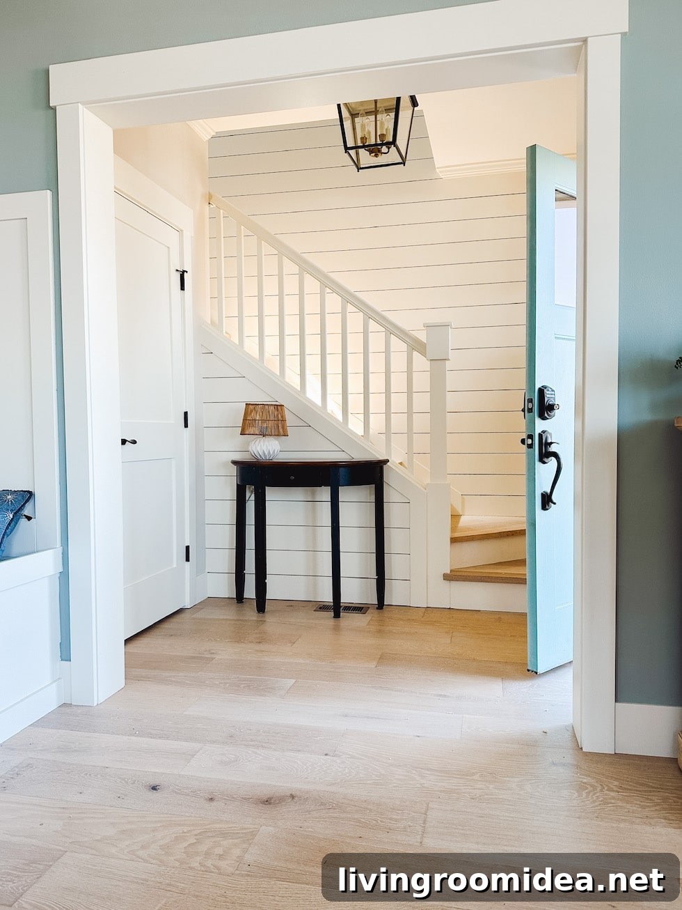 Upstairs Wood Floors Installed, Fresh Paint, and Moving In Updates 4 new wood floors
