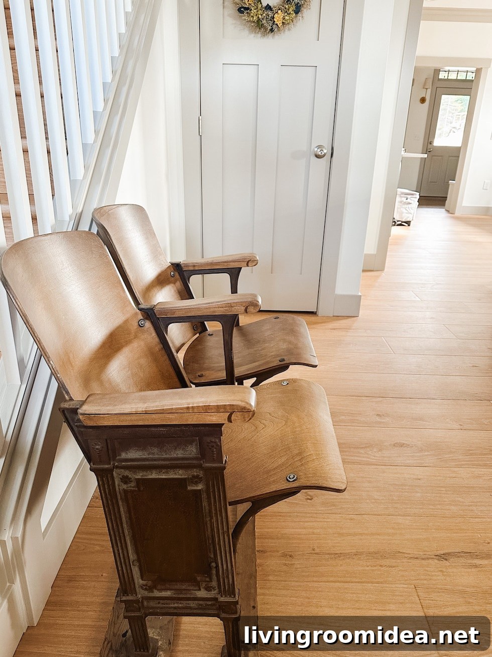 Cottage tour -- vintage chairs