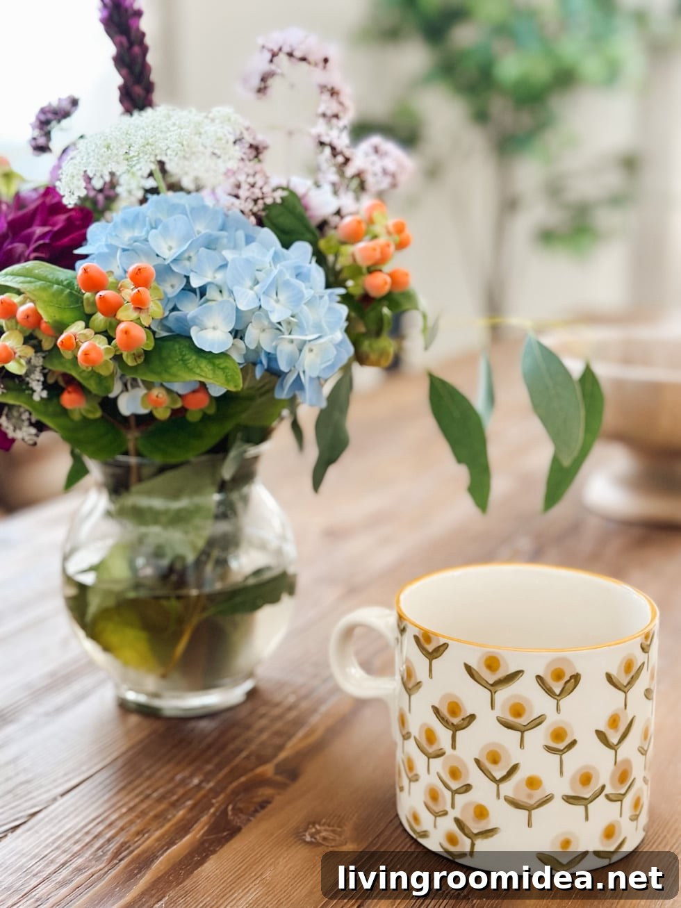 Seabrook Beach Cottage Tour: Vacation Rental in Seabrook, WA 62 Hand painted coffee mug