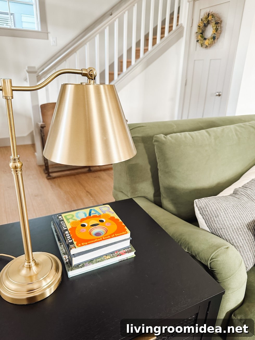 Inspired Room Style: Brass task lamp