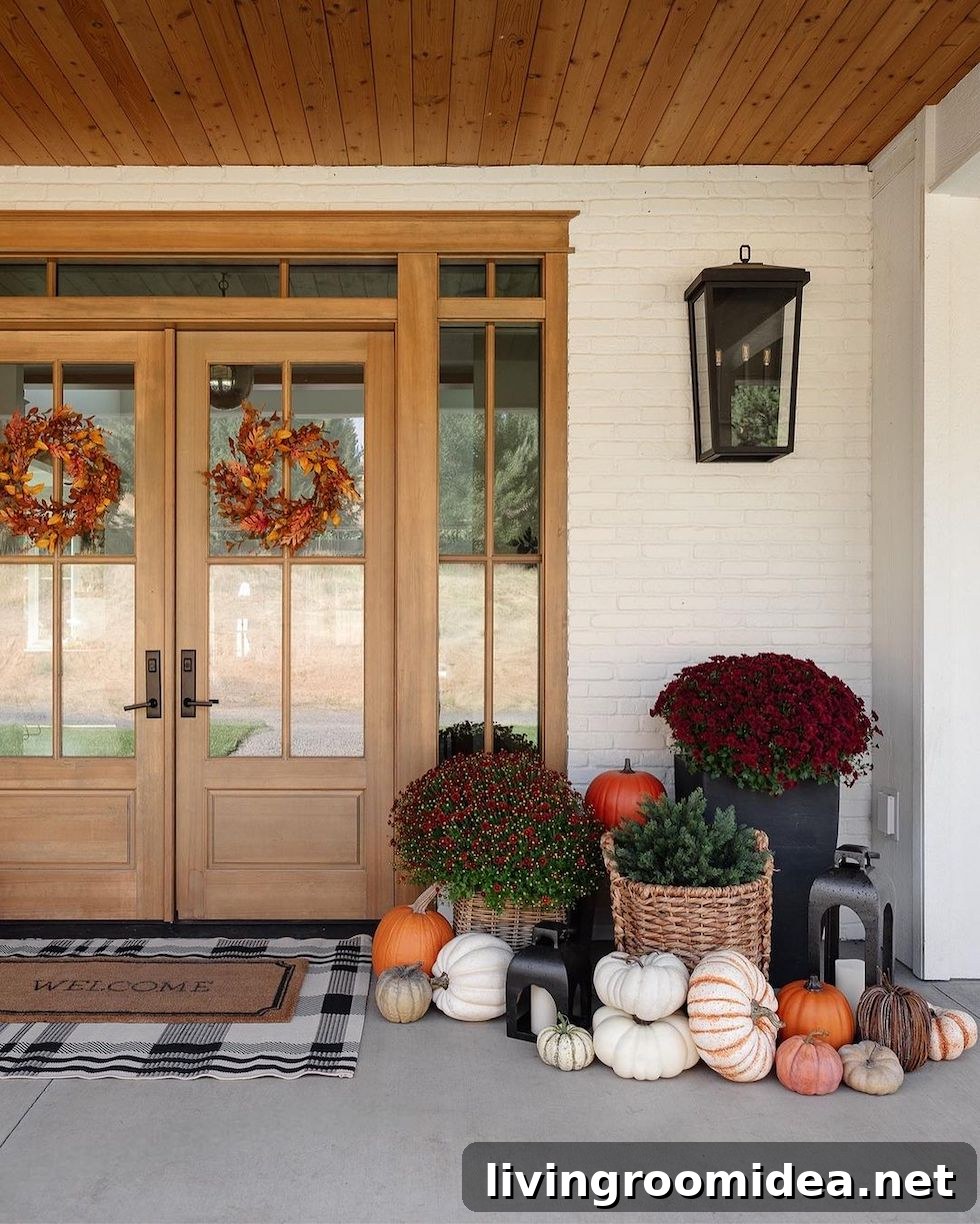 5 Charming Fall Porches for Cozy Weekend Strolls and Scrolls 6 Come see these charming fall porches decorated for the season in today's Strolls and Scroll inspiration post!