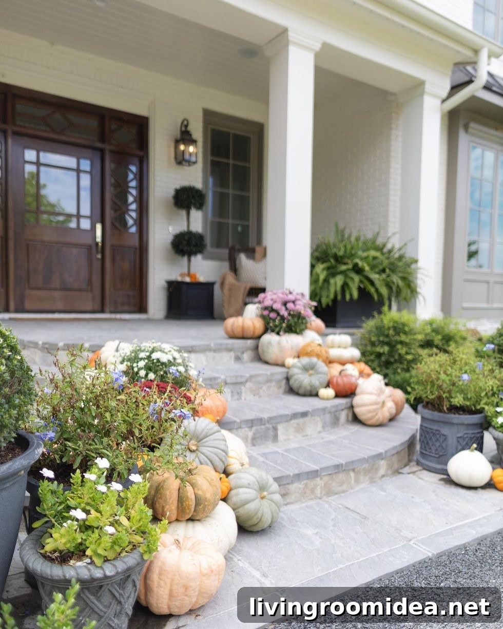 5 Charming Fall Porches for Cozy Weekend Strolls and Scrolls 7 Come see these charming fall porches decorated for the season in today's Strolls and Scroll inspiration post!