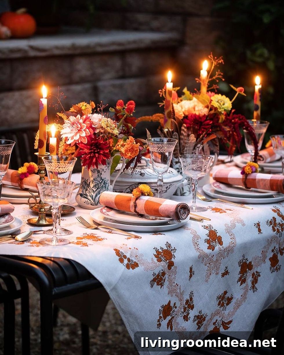 5 Autumn Tablescape Ideas for Thanksgiving Inspiration 7 Autumn centerpiece
