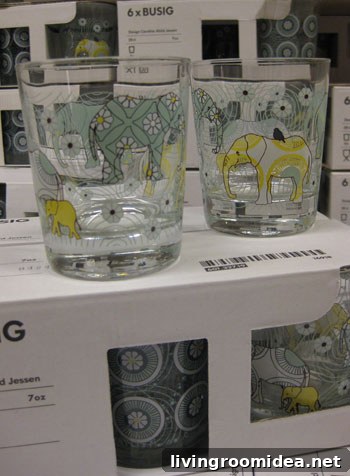 Elephant drinking glasses