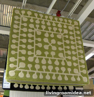 Small square rug