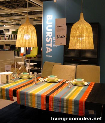Hanging basket pendant lamps