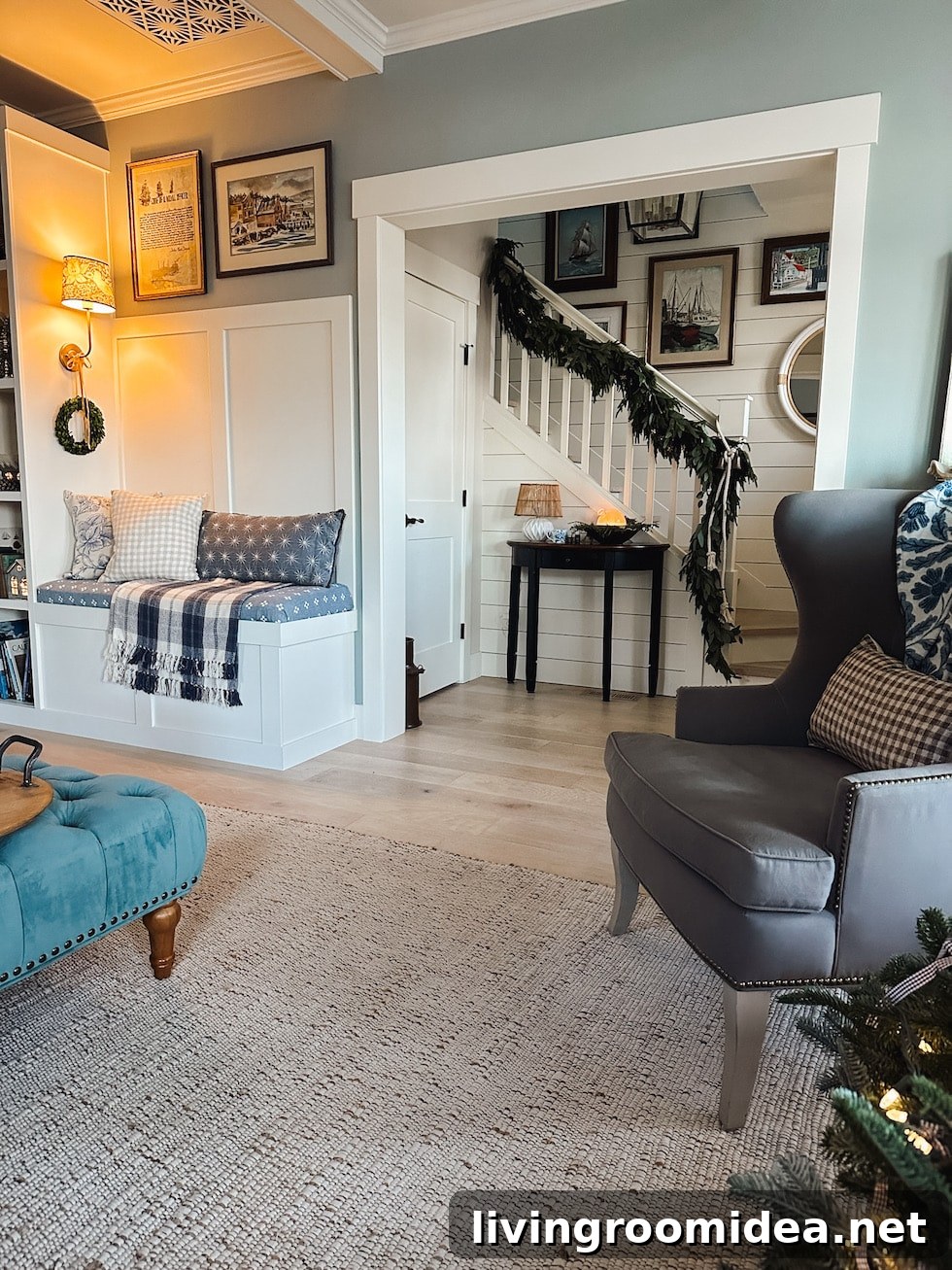 Coastal cottage christmas home tour