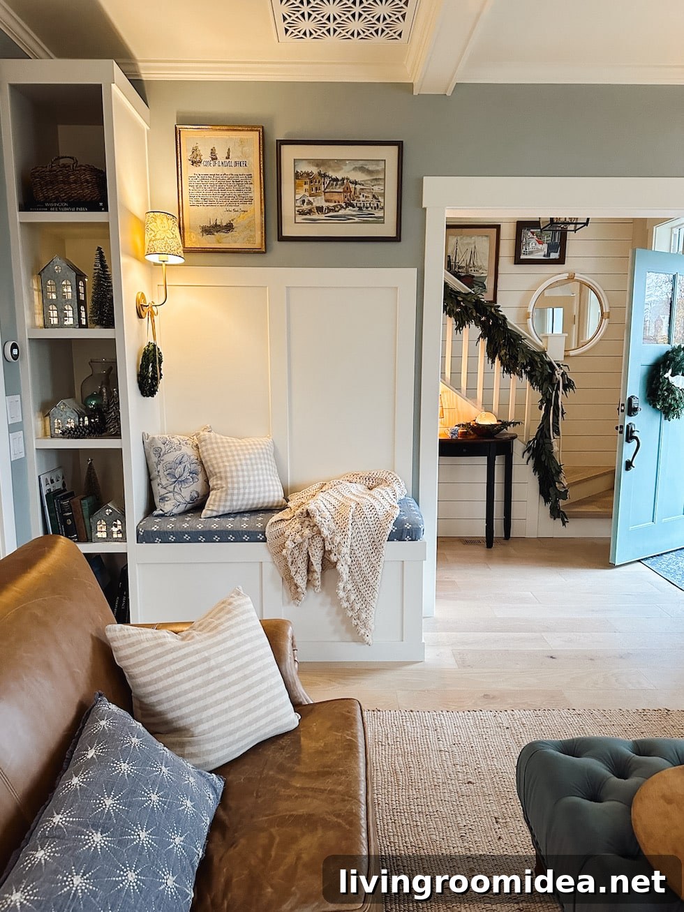 Coastal home at christmas tour 