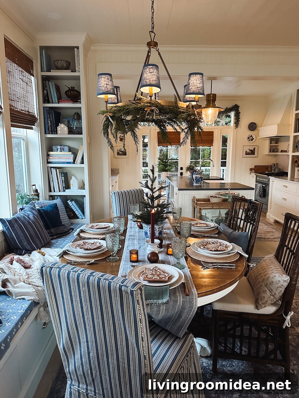 cozy dining banquette