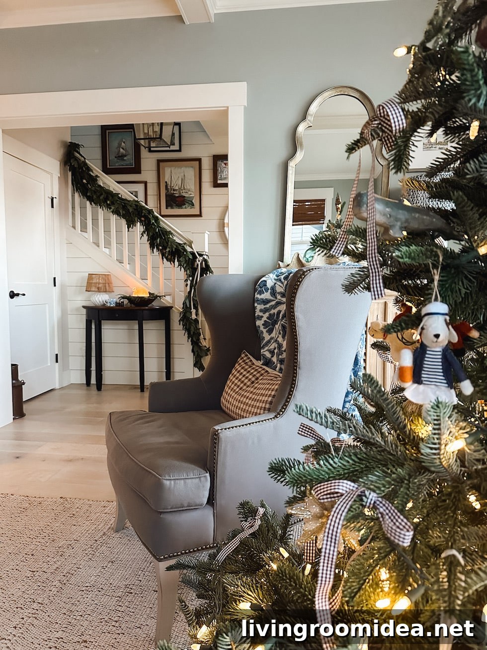 Coastal christmas home tour